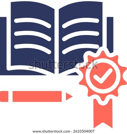 Mastery Icon Glyph Color Vector Illustration