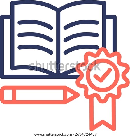 Mastery Icon Line Color Vector Illustration