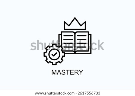 Mastery Icon Or Logo Isolated Illustration