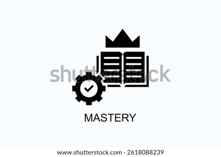 Mastery Icon Or Logo Isolated Illustration