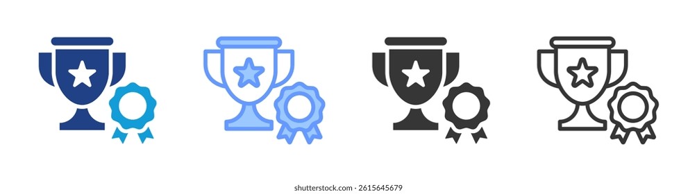 Mastery icon set multiple style collection