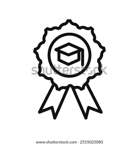 Mastery icon Symbol mark in Outline style