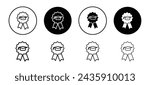 Mastery icon vector set collection for web