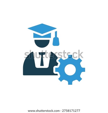 mastery icons outline and Flat Style,transparent background