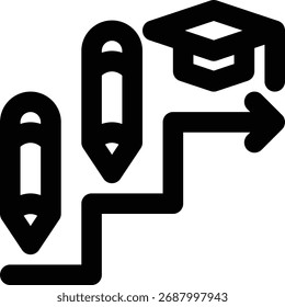 Mastery Learning, Expertise, Expert Outline Icon