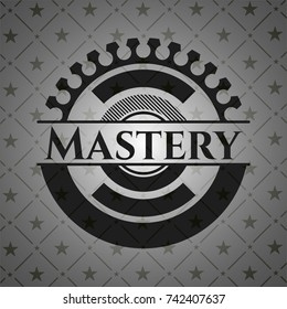 Mastery realistic black emblem