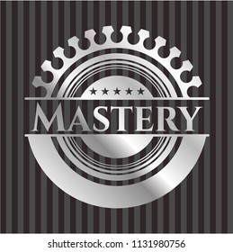 Mastery silver emblem or badge