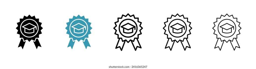 Mastery Vector Icon Set. Expertise and Proficiency Vector symbol for Ui Designs.