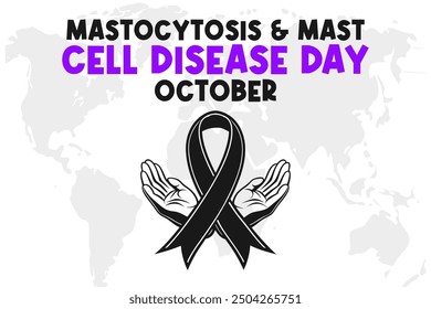 Mastocytosis and Mast Cell Disease Day Background Vector Awareness and Support Design for Health Advocacy