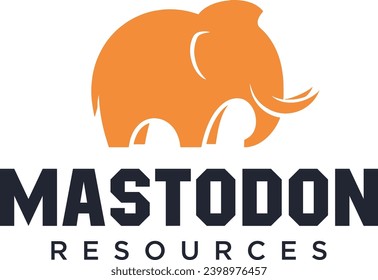 Mastodon resources logo Mastodon animal logo 