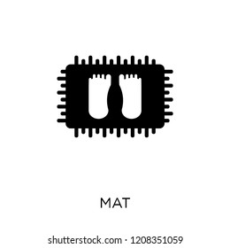 Mat icon. Mat symbol design from Gym and fitness collection. Simple element vector illustration on white background.