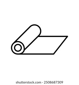 Mat icon,vector illustration. mat icon flat black trendystyle illustration for web and app on white background..eps