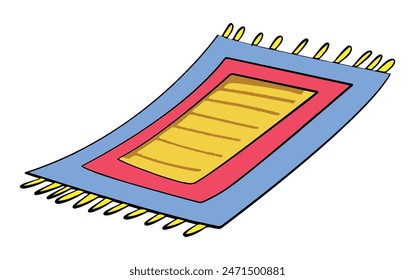 A mat isolated on white background