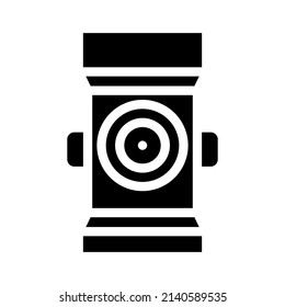 mat for ram glyph icon vector. mat for ram sign. isolated contour symbol black illustration