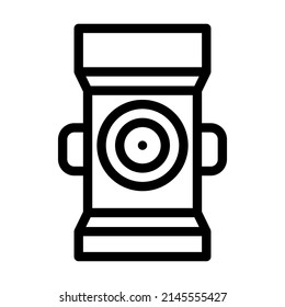 mat for ram line icon vector. mat for ram sign. isolated contour symbol black illustration