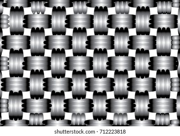mat striped punctuate rectangle pattern in vector.