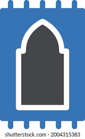 icono de color de glifo vectorial mat