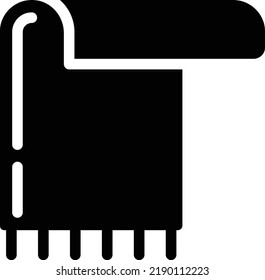 mat Vector illustration on a transparent background. Premium quality symmbols. Glyphs vector icons for concept and graphic design. 
