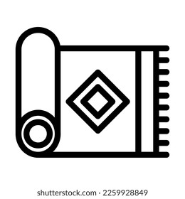 Mat Vector Line Icon Design