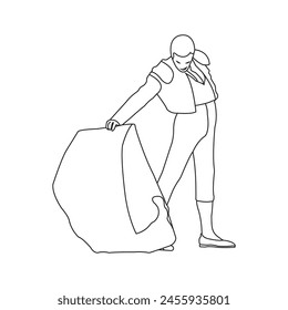 Matador icon vector illustration symbol design