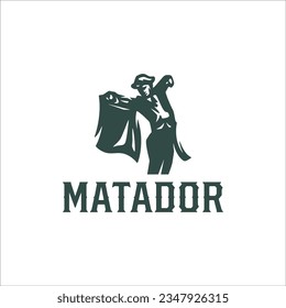 matador logo design vector template