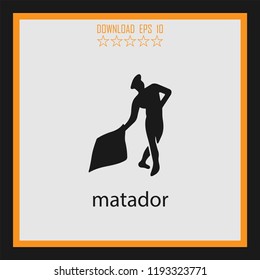 matador vector icon