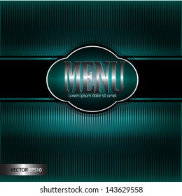 Matal Menu for restaurant