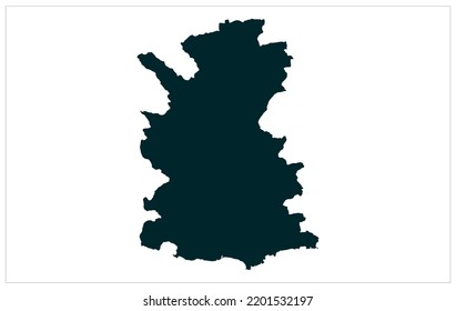 Ilustración del mapa vector Matara , Ilustración del mapa del vector Srilanka