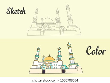 Mataram Islamic Center Mosque in Indonesia