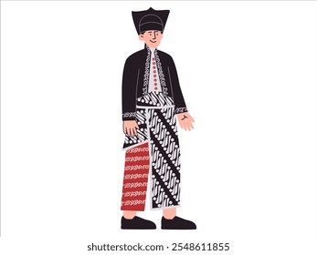 Mataram Lombok city Indonesia traditional clothes fashion culture Indonesian heritage tradition NTB Nusa Tenggara Barat Pegon dress Kuluk headdress batik Kawung design colorful icon set