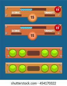 Match 3 Game Assets GUI User Interface for Reskin Apps