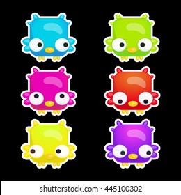 Match 3 Mobile Game Assets Characters
