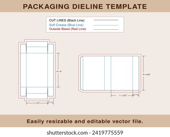 Match Box or Drawer box or sliding box Vector render for mockup