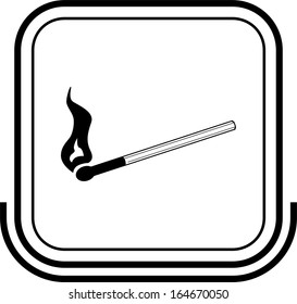 Match button black square