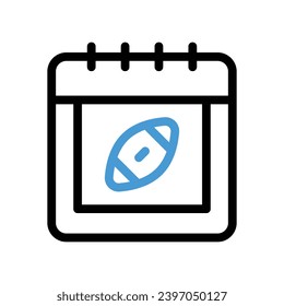 Ilustración de vectores de icono de Match Day