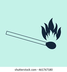 Match with fire Icon