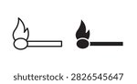 Match fire icon clipart for ui..