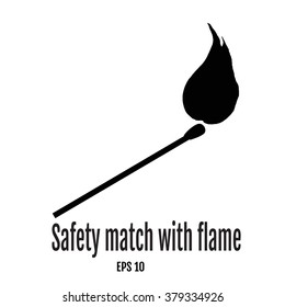 Match with flame Icon Vector Art, Stock Vector