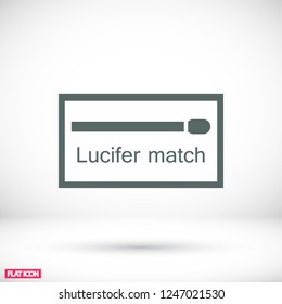 match icon. Vector  Eps 10 