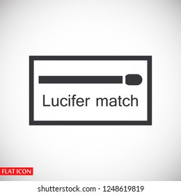 match icon. Vector  Eps 10 
