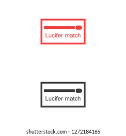 match icon. Vector  Eps 10 