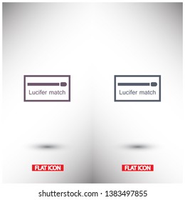 match icon. Vector  Eps 10 