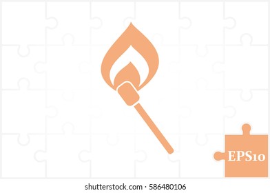 Match icon vector illustration eps10.