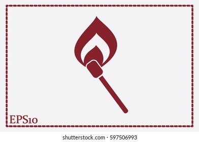 Match icon vector illustration eps10.