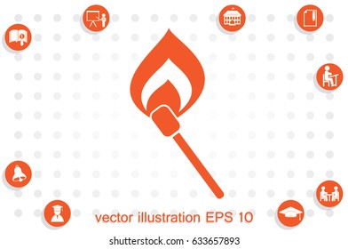 Match icon vector illustration eps10.