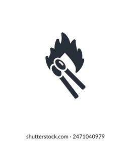 match icon. vector.Editable stroke.linear style sign for use web design,logo.Symbol illustration.