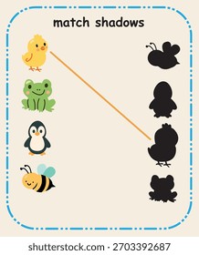 Match the Items – Preschool Recognition and Pairing Skill Sheet