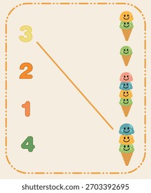 Match the Items – Preschool Recognition and Pairing Skill Sheet