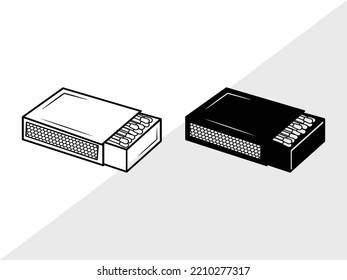 Ilustración de vectores impresos SVG de Coincidencia y Coincidencia