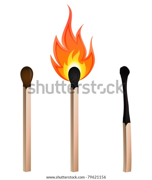 Match On Fire Stock Vector (Royalty Free) 79621156 | Shutterstock